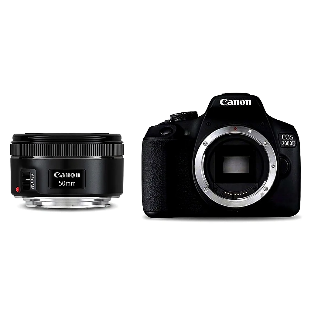 دوربین دیجیتال کانن مدل EOS 2000D به همراه لنز 50 میلی متر S